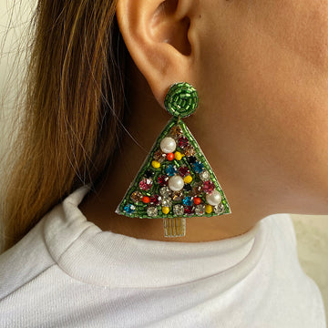 X-Mas Tree Earrings